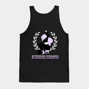 Strong Women Strong World Female Empowerment Tank Top